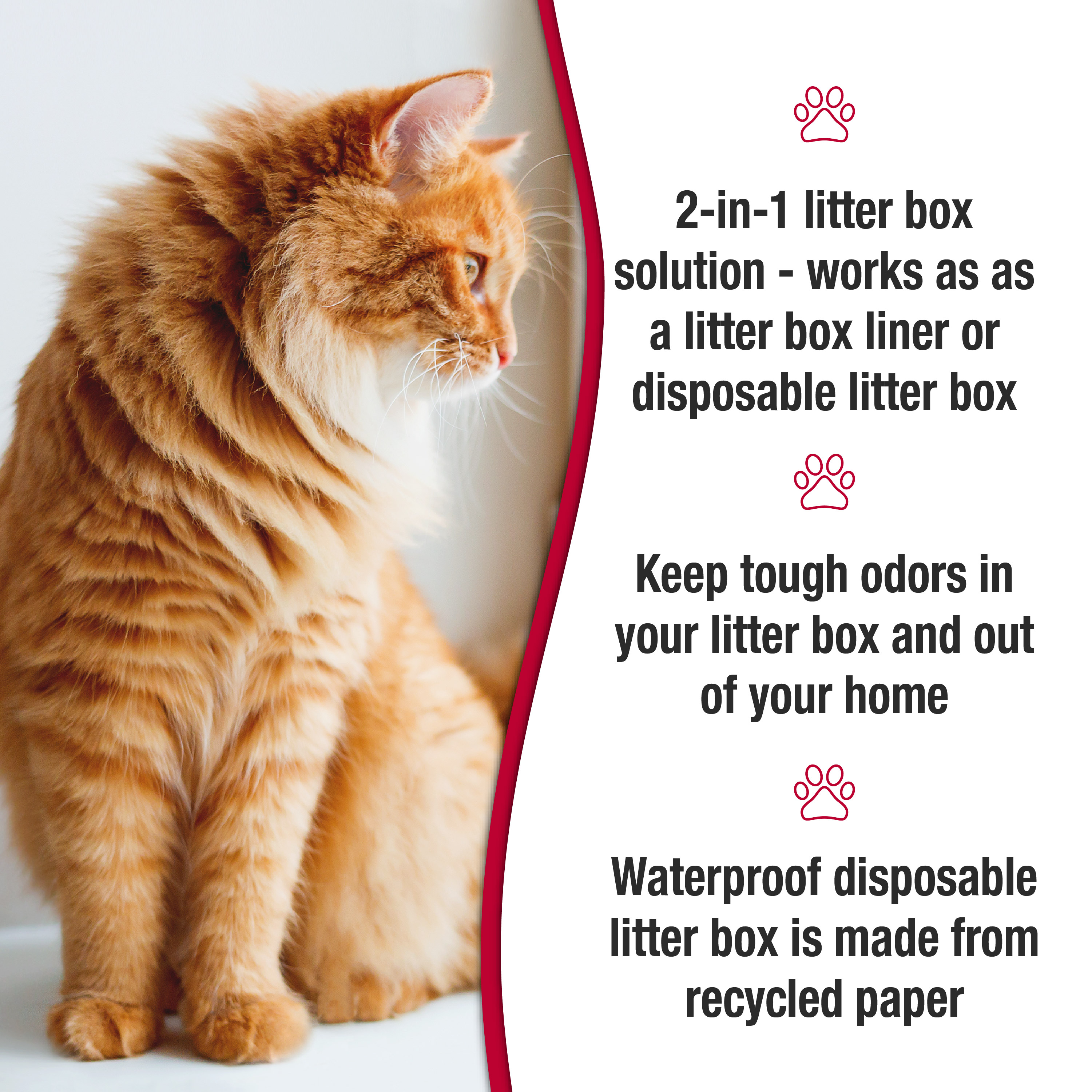 Nature's miracle jumbo deals disposable litter box